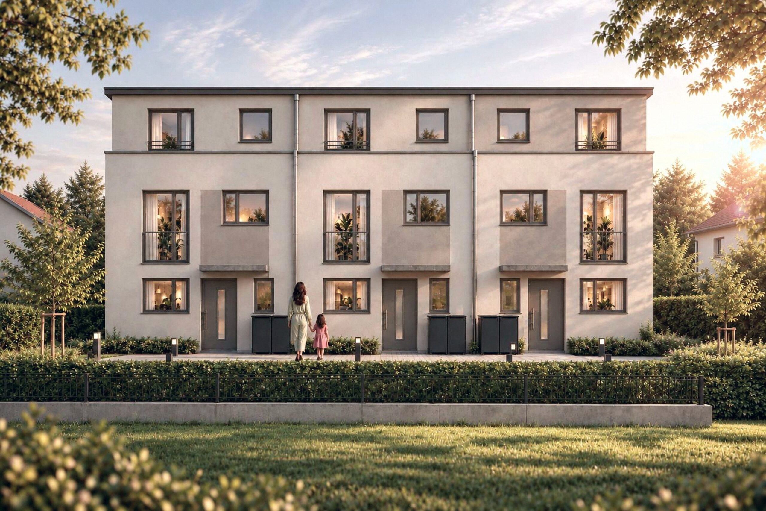Neubau 3 Reihenhäuser Granitweg Ostfildern-Nellingen