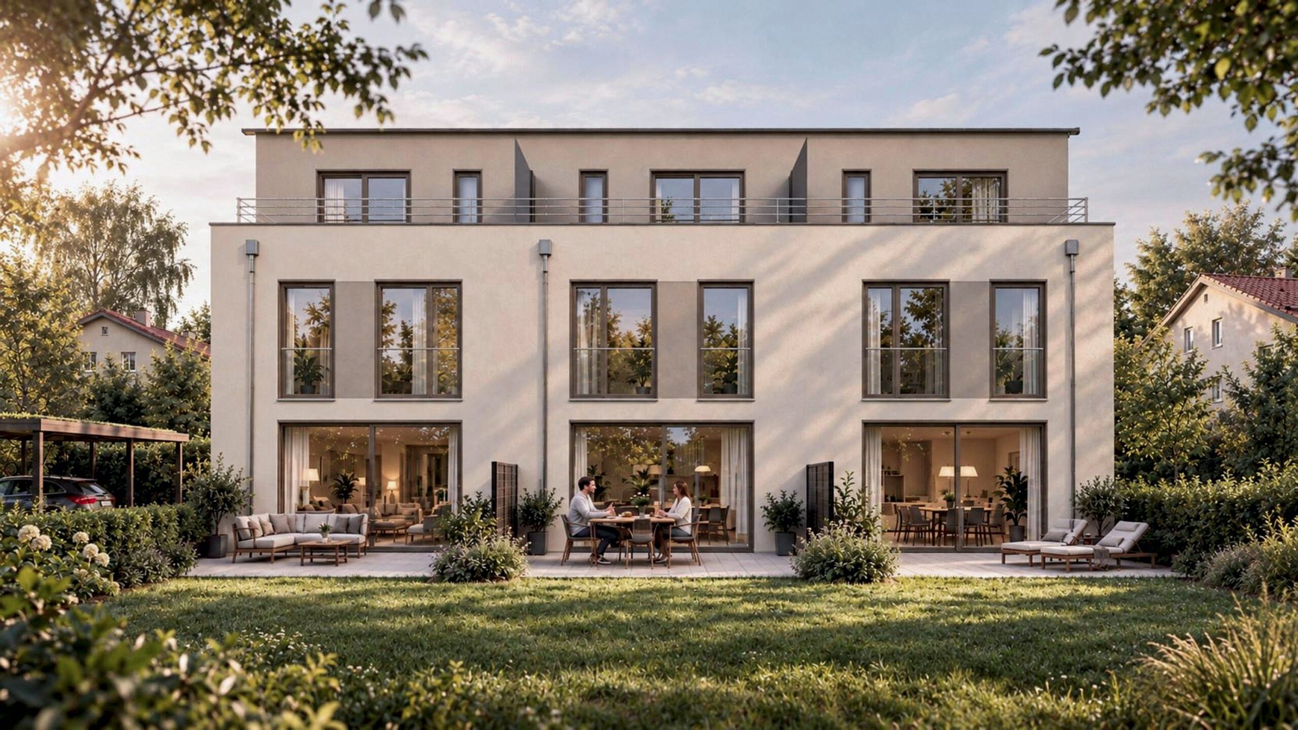 Gartenansicht Granitweg – Haus wählen